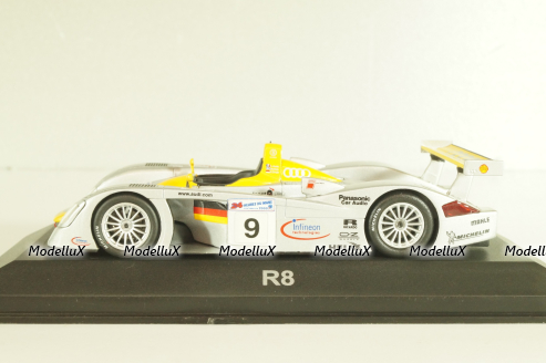 Audi R8 #9 2nd place  24H Le Mans 2000, Mcnish/Ortelli/Aiello, 20000000971, Minichamps 1:43
