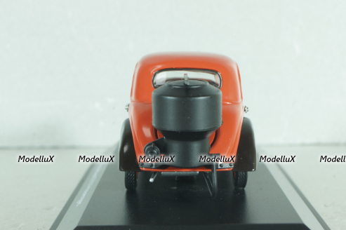 Mercedes-Benz 170V (W136) with Wood Gasifier 1937, red, 450246600, Schuco 1:43