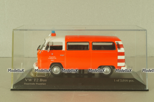 Volkswagen T2 Fire engine Frankfurt 1972, 400053091, Minichamps 1:43