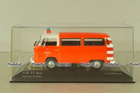 Volkswagen T2 Fire engine Frankfurt 1972, 400053091, Minichamps 1:43