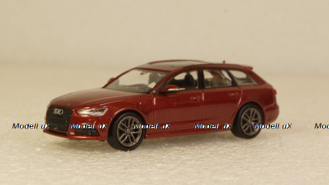 Audi A6 Avant 2018 red metallic, 870018114, Minichamps 1:87