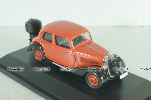 Mercedes-Benz 170V (W136) with Wood Gasifier 1937, red, 450246600, Schuco 1:43