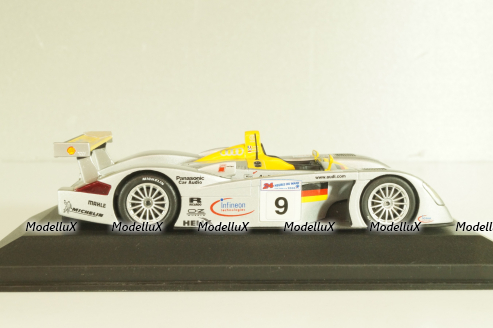 Audi R8 #9 2nd place  24H Le Mans 2000, Mcnish/Ortelli/Aiello, 20000000971, Minichamps 1:43