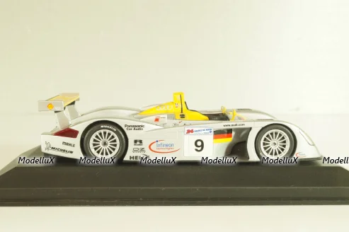 Audi R8 #9 2nd place  24H Le Mans 2000, Mcnish/Ortelli/Aiello, 20000000971, Minichamps 1:43