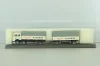 Mercedes LP 333 with trailer, H. von Wirth, white, 7528, Brekina 1:87