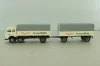 Mercedes LP 333 with trailer, H. von Wirth, white, 7528, Brekina 1:87