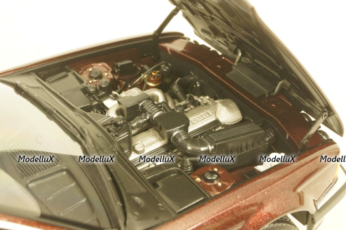 BMW 730i (E32) 1986 red, 100023007, Minichamps 1:18