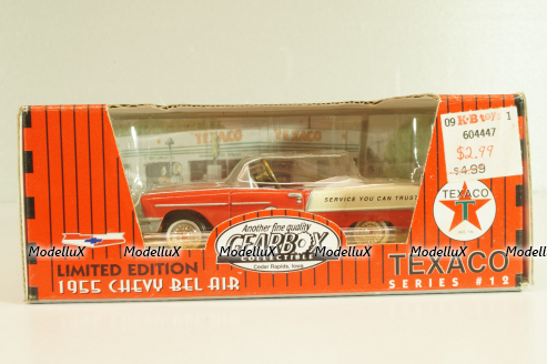 Chevrolet Bel Air "TEXACO" 1955, red/white, (педальная машина), 67807, Gearbox