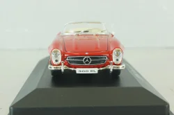Mercedes 300 SL Roadster (W198) 1963, red, MBOMS057, Altaya, Mercedes-Benz Offizielle Modell Sammlung #61, 1:43
