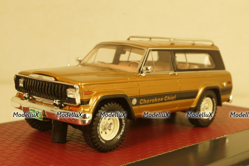 Jeep Cherokee Chief Browm metallic, MX21004-012, Matrix 1:43