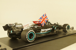 Mercedes AMG Petronas Formula1 Team W12E Performance L. Hamilton Winner British GP 2021, Minichamps 1:18