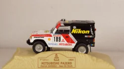 Mitsubishi Pajero #189 Rally Paris-Dakar 1985 P. Zaniroli - J. D. Silva, Norev 1:43
