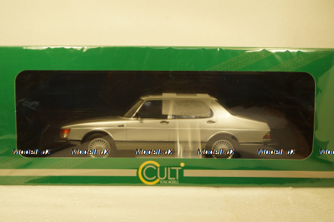 Saab 900 Turbo 1981, silver metallic, CML099-1, Cult Models 1:18