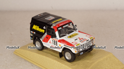 Mitsubishi Pajero #189 Rally Paris-Dakar 1985 P. Zaniroli - J. D. Silva, Norev 1:43