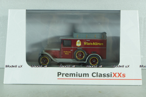 Mercedes-Benz L1000 Express Post Brauerei Weiler red/grey  1:43