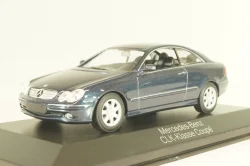 Mercedes-Benz CLK 230 Kompressor (C208) 2006, blue, B66961946, Minichamps 1:43 Уценка!