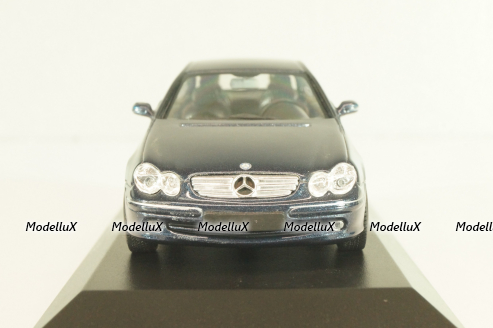 Mercedes-Benz CLK 230 Kompressor (C208) 2006, blue, B66961946, Minichamps 1:43 Уценка!