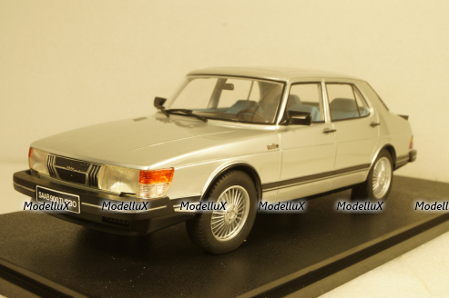 Saab 900 Turbo 1981, silver metallic, CML099-1, Cult Models 1:18