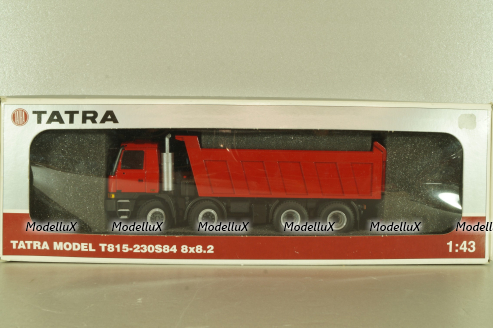 Tatra T815-230S84 8x8 2008, dump truck, red, 89019, Kaden 1:43