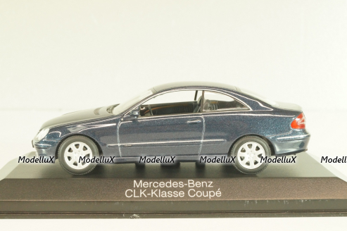Mercedes-Benz CLK 230 Kompressor (C208) 2006, blue, B66961946, Minichamps 1:43 Уценка!