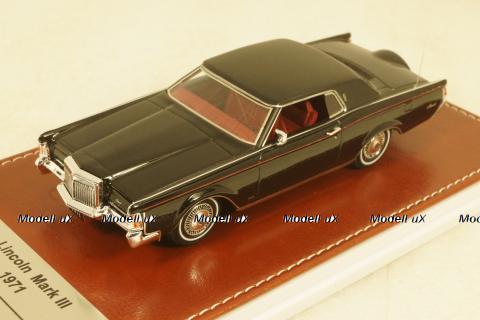 Lincoln Continental Mark III 1971, black, GIM010D, GIM 1:43