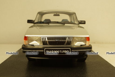 Saab 900 Turbo 1981, silver metallic, CML099-1, Cult Models 1:18