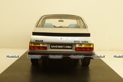 Saab 900 Turbo 1981, silver metallic, CML099-1, Cult Models 1:18