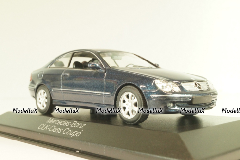Mercedes-Benz CLK 230 Kompressor (C208) 2006, blue, B66961946, Minichamps 1:43 Уценка!