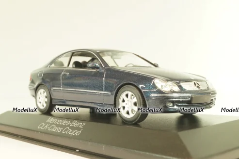 Mercedes-Benz CLK 230 Kompressor (C208) 2006, blue, B66961946, Minichamps 1:43 Уценка!