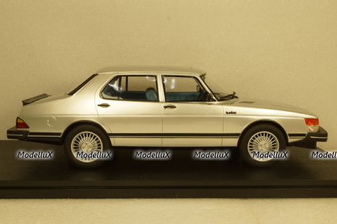 Saab 900 Turbo 1981, silver metallic, CML099-1, Cult Models 1:18