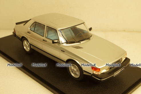 Saab 900 Turbo 1981, silver metallic, CML099-1, Cult Models 1:18