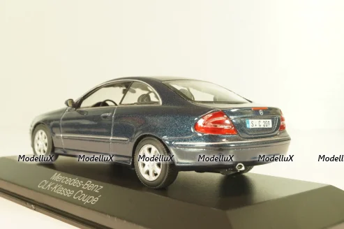 Mercedes-Benz CLK 230 Kompressor (C208) 2006, blue, B66961946, Minichamps 1:43 Уценка!