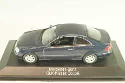 Mercedes-Benz CLK 230 Kompressor (C208) 2006, blue, B66961946, Minichamps 1:43 Уценка!