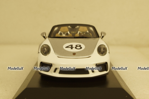 Porsche 911 (991) Speedster  2019  silver (Heritage Paket),  410061130, Minichamps 1:43