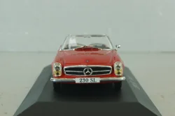 Mercedes 230 SL Roadster  (W113) 1963, red, MBOMS003, Altaya, Mercedes-Benz Offizielle Modell Sammlung #3, 1:43