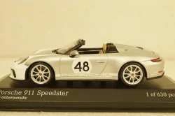 Porsche 911 (991) Speedster  2019  silver (Heritage Paket),  410061130, Minichamps 1:43