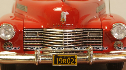 Cadillac Series 62 Sedan Convertible Red Closed top 1941, GLM119202, GLM Models 1:43