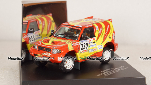 MITSUBISHI PAJERO EVO N 230 RALLY GRANADA DAKAR 1999 J.P.CASSEGRAIN - M.C.CASSEGRAIN, SKID 1:43