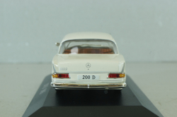 Mercedes 200 D (W110) 1965, white, MBOMS061, Altaya, Mercedes-Benz Offizielle Modell Sammlung #61, 1:43