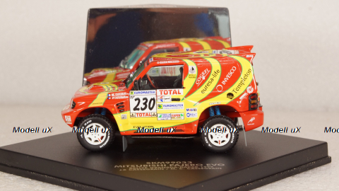 MITSUBISHI PAJERO EVO N 230 RALLY GRANADA DAKAR 1999 J.P.CASSEGRAIN - M.C.CASSEGRAIN, SKID 1:43