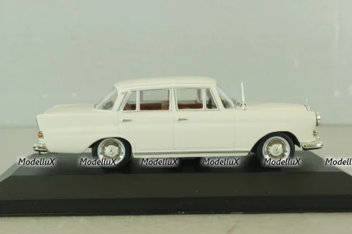 Mercedes 200 D (W110) 1965, white, MBOMS061, Altaya, Mercedes-Benz Offizielle Modell Sammlung #61, 1:43