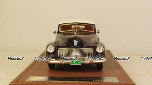 Cadillac Series 62 Convertible Coupe Dark blue Met Closed top 1941, GLM119702, GLM Models 1:43
