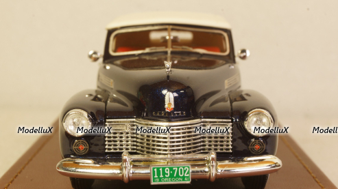 Cadillac Series 62 Convertible Coupe Dark blue Met Closed top 1941, GLM119702, GLM Models 1:43