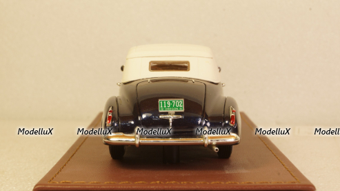 Cadillac Series 62 Convertible Coupe Dark blue Met Closed top 1941, GLM119702, GLM Models 1:43