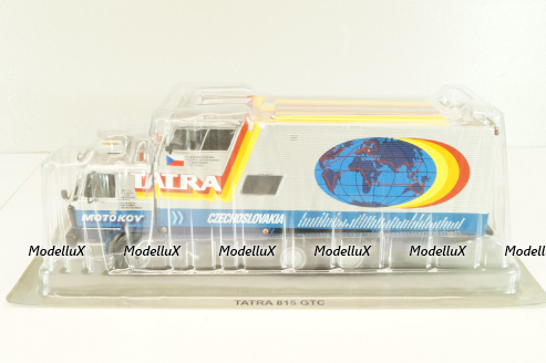 Tatra 815 GTC around-the-world trip 1987-1990, silver, LTM051, Legendas Teherautok a Multbol #51, Deagostini 1:43