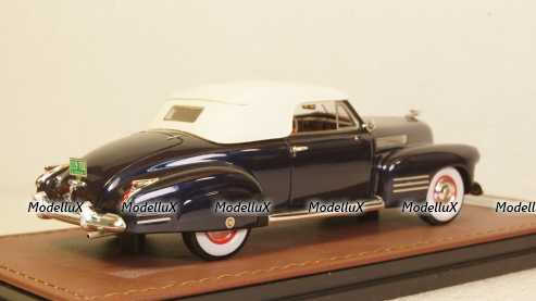 Cadillac Series 62 Convertible Coupe Dark blue Met Closed top 1941, GLM119702, GLM Models 1:43