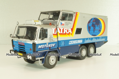 Tatra 815 GTC around-the-world trip 1987-1990, silver, LTM051, Legendas Teherautok a Multbol #51, Deagostini 1:43