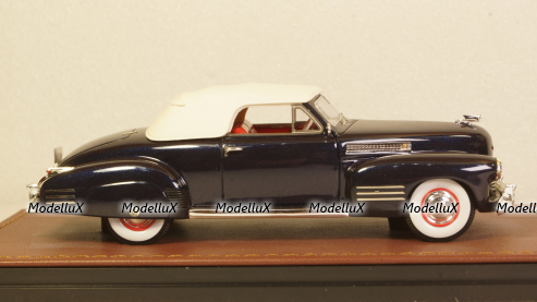 Cadillac Series 62 Convertible Coupe Dark blue Met Closed top 1941, GLM119702, GLM Models 1:43