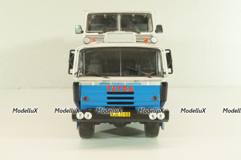 Tatra 815 GTC around-the-world trip 1987-1990, silver, LTM051, Legendas Teherautok a Multbol #51, Deagostini 1:43