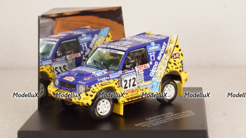 Mitsubishi Pajero EVO #212 Rallye Granada-Dakar 1999 S.Quandt/P.Tiefenbach, SKID 1:43